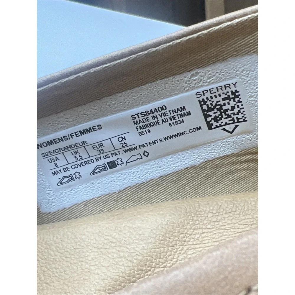 Sperry Top-Sider A/O Lug Loafer Women’s 8 M Tan Leather Platform Shoes NIB